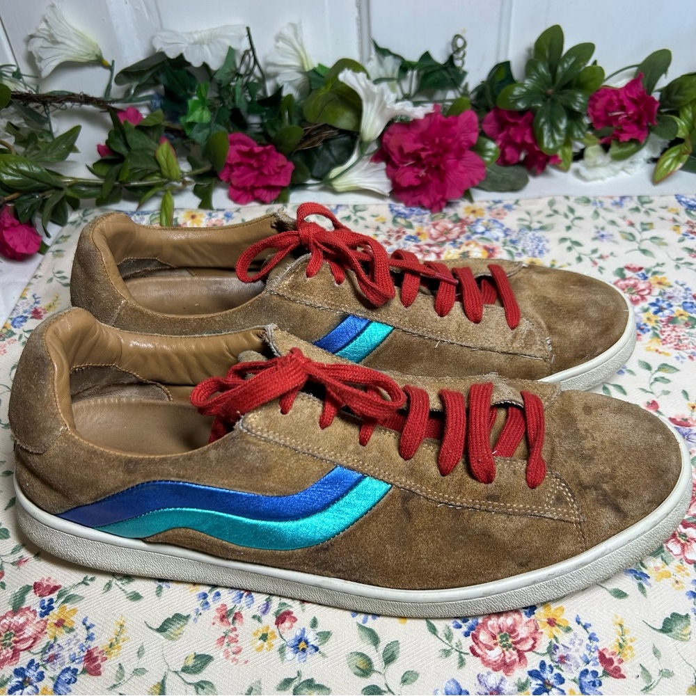 Men’s Marc Jacob’s Wave Suede Leather Sneakers Size 11